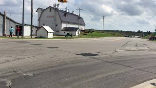 Motorcade of former President Donald Trump arriving in Potterville [upl. by Pineda]