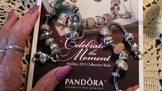 2012 Pandora Catalog Review Part 1 Charms silver two tone muranos clips spacers [upl. by Duester]