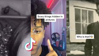 Scary Things Hidden in Pictures😳 TikTok Compilation 1 [upl. by Pollux]