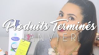 PRODUITS TERMINÉS  Janvier 2017 EMPTIES [upl. by Fenn]