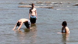 Swimming in the James River [upl. by Ojoj]