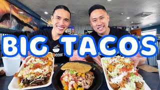 BEST Fish Tacos in Orange County Ensenadas Surf n Turf Grill Food Review [upl. by Jenesia]