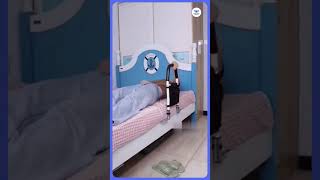 Bed rail help you get up easy to use for elderly elderlycare rehabilitation elderlycare [upl. by Nnylak]