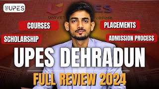 UPES Dehradun 2024 A Comprehensive University Review  FEE STRUCTURE  PLACEMENTS [upl. by Orianna32]