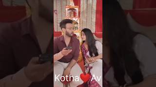 Star Jalsha Kotha serial Kotha Avr Khunsuti romantic couple ❤️😍✨shortsvideo love shortsfeed [upl. by Chastity508]