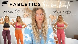 The Truth about Fabletics  NonSponsored Fabletics TryOn HaulReview [upl. by Anilram]