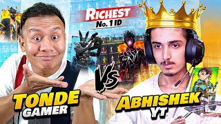 Nepals No 1 ID Abhishek YT Vs Tonde Gamer Best Collection Battle 😱 Free Fire Max [upl. by Conall201]