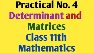 Practical No4 Class11 Mathematics [upl. by Treboh71]