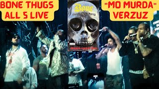 Bone Thugs  LIVE  VERZUZ  MO MURDA  120221  LOS ANGELES bonethugs verzuz losangeles [upl. by Anig187]