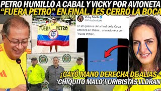 ¡CABAL Y VICKY SE HUM1LLARON CON AVIONETA quotFUERA PETROquot PRESI SE BURLÓ Y RESPONDIÓ ¡CAYÓ ALFIL AGC [upl. by Ocimad654]