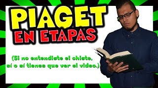 RESUMEN de la PSICOLOGÍA GENÉTICA de PIAGET ▶ ETAPAS del DESARROLLO COGNITIVO [upl. by Luwana]