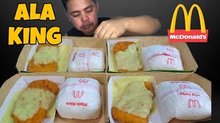 CRISPY CHICKEN FILLET ALA KING MUKBANG  Mcdonalds Mukbang  Mukbang Philippines  Mukbang Asmr [upl. by Ihsakat]