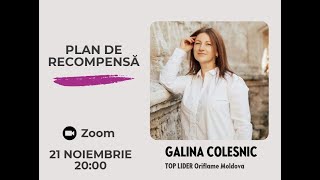 PLAN DE RECOMPENSĂ GALINA COLESNIC [upl. by Netsreik524]