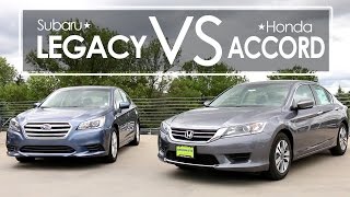 Subaru Legacy vs Honda Accord  Model Comparison  Morries Brooklyn Park Subaru [upl. by Pawsner]