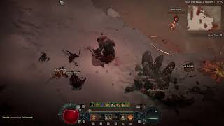 Diablo 4  Godly Druid OverPower Pulverize with Uber Ring of starless skies build  Season 2 Eternal [upl. by Eilama]