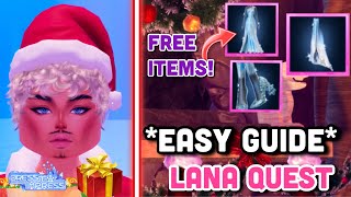 EASY GUIDE How to complete Lana winter quest quickly  get free items [upl. by Hnoj594]