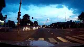 BMW M3 E92 onboard vs Motorcycles street race in Warsaw Poland [upl. by Haidadej]