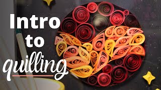 Paper Quilling for Beginners  Paper Crafts [upl. by Nolyat87]