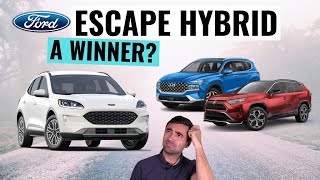 2022 Ford Escape Hybrid Review  Worth It Over The Toyota RAV4 Hybrid [upl. by Metsky945]