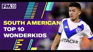 FM20 South American Wonderkids  Best Football Manager 2020 Wonderkids [upl. by Atterual]