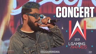 Concert El Grande TOTO  Mghayer Confiné Mikasa  Live  LGAMING AWARDS 2021 [upl. by Raffarty]