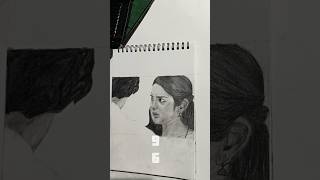 96 movie art  art drawing Trisha VijaySethupathi shorts [upl. by Amelita]