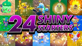 How to Shiny Hunt ALL 24 STARTER Pokemon in The Indigo Disk  Pokemon Scarlet and Violet DLC Pt 2 [upl. by Moffitt201]