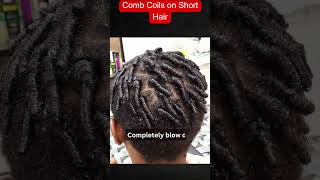 Coilcomb twist natural hair styling [upl. by Phelgen]