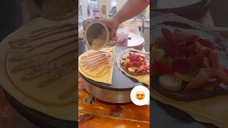 Crepé🧡🥳 icecream food crepas dessert crepe crepa chocolate crepera [upl. by Sanderson]