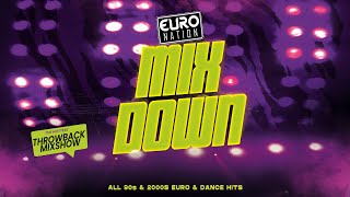 Euro Nation MIX DOWN  90s amp 2000s Euro Dance amp Trance Classics [upl. by Galateah]