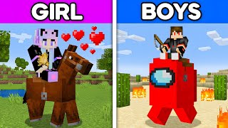 How BOYS vs GIRLS Play Minecraft [upl. by Fulmer]