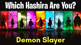 Which Demon Slayer Hashira Are You 💧🔥🌪 Demon Slayer Kimetsu No Yaiba Quiz [upl. by Dnalram]