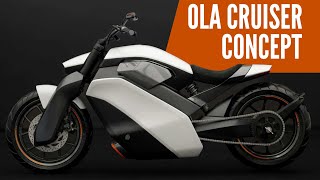 2023 OLA Cruiser Electric Motorcycle Concept  First Look  AUTOBICS [upl. by Lussier]