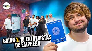 BRINO x 10 ENTREVISTAS DE EMPREGO [upl. by Iturhs]