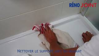 Changer ses joints de silicone avec Réno Joint [upl. by Mahoney464]