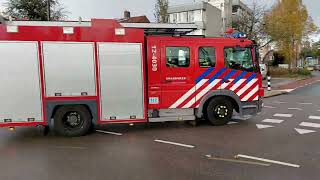 P1 brandweer 124030 met spoed naar middelbrand Beverwijk [upl. by Arytas883]