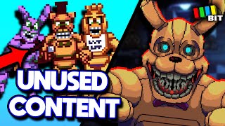 FNAF Into the Pit has A LOT of Unused Graphics  LOST BITS TetraBitGaming [upl. by Nimajneb]