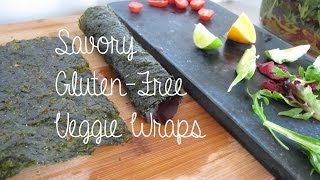 Simple Savory GlutenFree PlantBased Wraps [upl. by Annyahs]