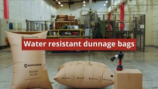 Signode Paper Dunnage Bags  Water resistance [upl. by Pol304]