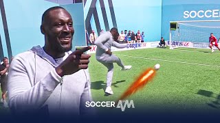 Stormzy SMASHES in his penalty  Soccer AM Pro AM [upl. by Quinn355]