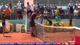 TennisAustralias Tomic slammed for match point tank [upl. by Wilmar]