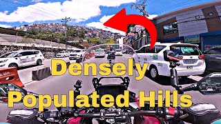 Riding to the top of the most densely populated hills in philippines  Honda CB500x [upl. by Brinna]