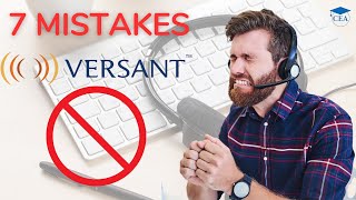 7 common mistakes to avoid in the Versant test All you need to know [upl. by Atsok]