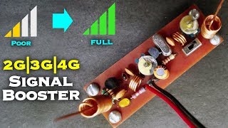 Make Your Own Cell Phone Signal Booster for 2G3G4G Network [upl. by Ataynek]