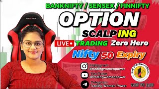 LIVE TRADING NIFTY50 EXPIRY  28 NOV  thetradingfemme nifty50 banknifty livetrading [upl. by Ahsain]