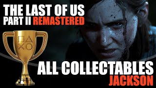 The Last of Us 2 Remastered  Jackson  All Collectible Locations Artifacts Cards Journals etc [upl. by Nairehs332]