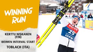 Niskanen rediscovers form in Toblach 10k  FIS Cross Country World Cup 2324 [upl. by Carson]