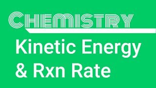 Kinetic Energy and Reaction Rate Chemistry [upl. by Etnomaj]