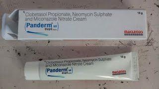 Panderm nm Cream review in hindi  clobetasol neomycin miconazole cream  aushadhi health [upl. by Lane]