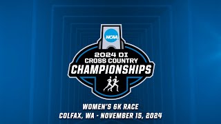 NCAA Cross Country Regionals  Womens 6K Race  111524  Colfax WA hosted by WSU [upl. by Flight]